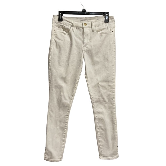 Frame Denim Denim - Frame Le Skinny De Jeanne Crop Women’s Jeans size 30 White